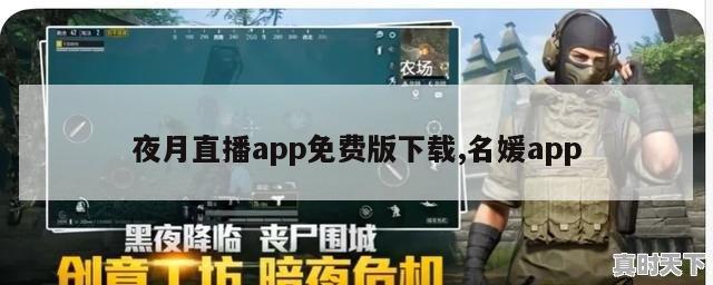 夜月直播app免费版下载,名媛app