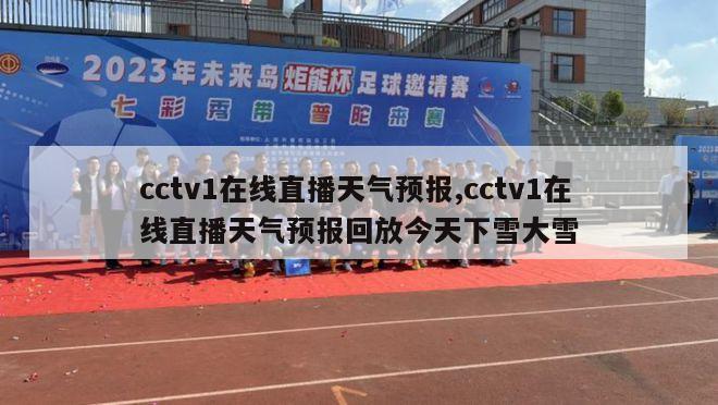 cctv1在线直播天气预报,cctv1在线直播天气预报回放今天下雪大雪